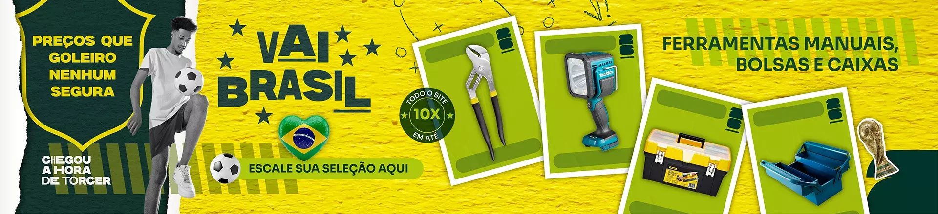Ferramentas Manuais, Bolsas e Caixas